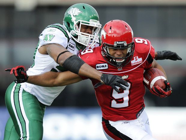 Stampeders rout Roughriders in final game of regular season