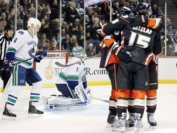 NHL: Vancouver Canucks Comeback Falls Short Against Anaheim Ducks ...