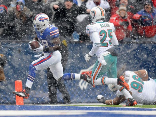 Dolphins' running attack has left Bills out in the cold before