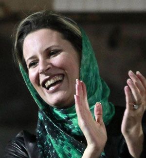 Aisha Gaddafi in April 2011