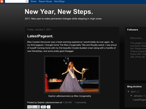 The "New Year, New Steps." blog