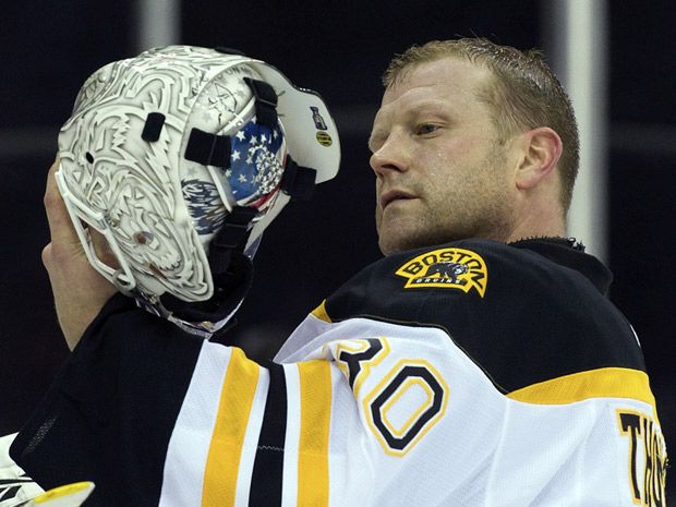 An emotional Tim Thomas discusses struggles with life after hockey