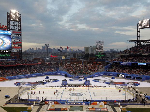 Ten years ago HBO put the NHL's Winter Classic under the brightest
