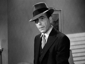 Humphrey Bogart as Sam Spade in The Maltese Falcon.