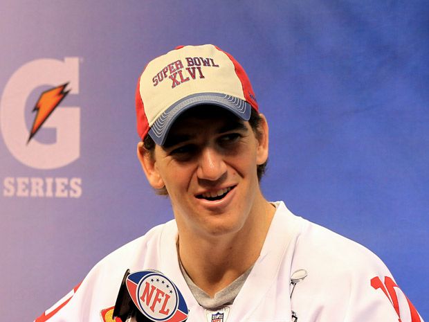 Eli Manning Explains Expression During Family Celebration at Super