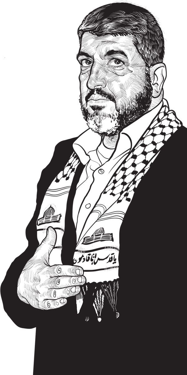 Outgoing Hamas leader Khaled Meshaal is hammering out a reconciliation with Fatah and promoting a moderate policy of peaceful resistance to Israel. (Click this image to enlarge it)