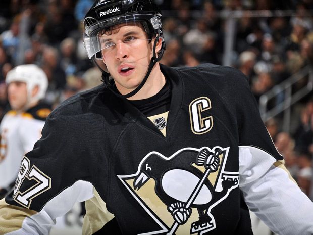 Sidney Crosby Pittsburgh Penguins Black Reebok Game Used Stick