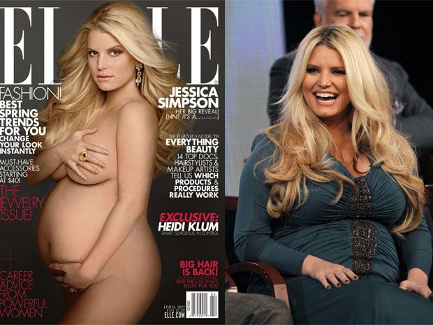 Jessica Simpson's nude pregnant photo: Five more leading ladies who have  bared their baby bump | National Post