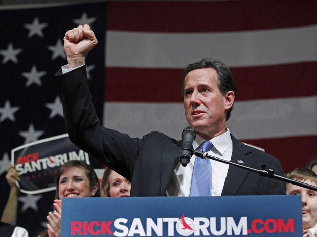 Super Tuesday 2012 Rick Santorum Wins Tennessee Oklahoma And North Dakota Primaries National