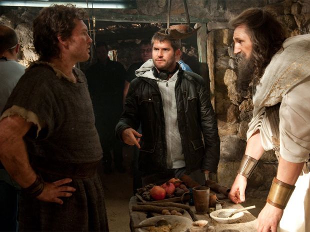 Wrath of the Titans' Stars Sam Worthington, Liam Neeson Step Out