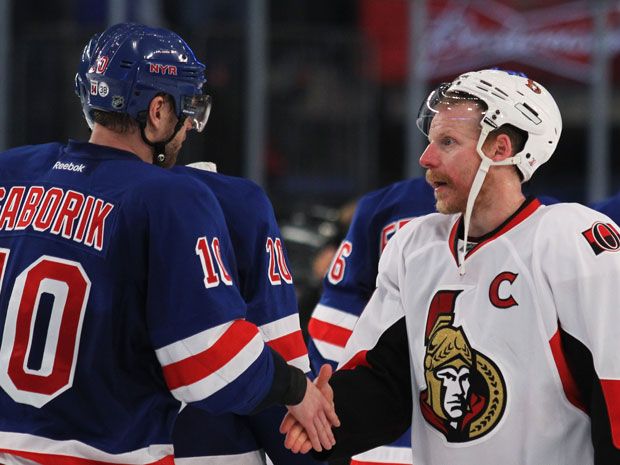 Senators say the season is over for Daniel Alfredsson but he'll be