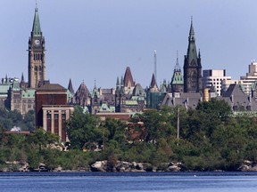 Skyline views of City of Ottawa.