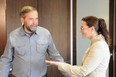 Federal NDP leader Thomas Mulcair spent 30 minutes with Wood Buffalo Mayor Melissa Blake during Mulcair's tour of the oilsands