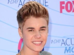 Justin Bieber's potty mouth has gotten him in trouble.