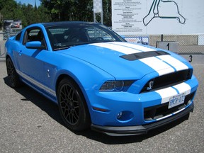 The GT500 is powered by a massive 5.8-litre V8 pumping out 662 horsepower.