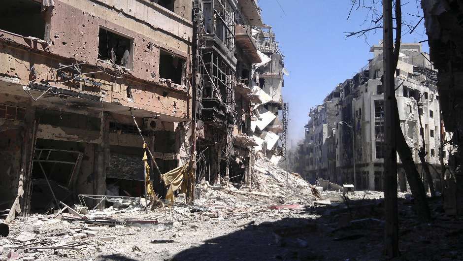 New pictures show destruction on massive scale in Syrian rebel ...