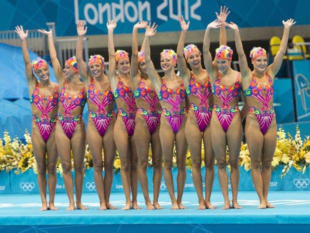 Canada falls off the podium in Olympic synchronized swimming