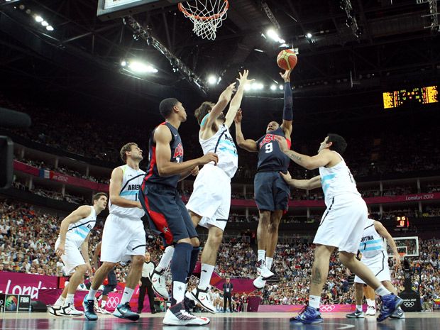 2012 Olympics, USA Vs. Argentina: Kobe Bryant Scores 13 In 109-83
