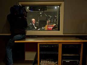 TORONTO, ONTARIO: FEBRUARY 26, 2012 - Toronto mayor Rob Ford hosts a radio show called 'The City' on Newstalk 1010 for the first time in Toronto, Ontario, Sunday, February 26, 2012. The program which up until now was hosted by city councillor Josh Matlow will be hosted weekly by the mayor and his brother, city councillor Doug Ford.  (Tyler Anderson/National Post)  (For Toronto) //NATIONAL POST STAFF PHOTO