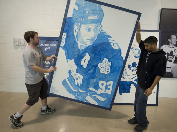 Toronto Maple Leafs Framed Stanley Cup Banner - NHL Auctions