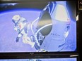 Pilot Felix Baumgartner of Austria jumps out from the capsule during the final manned flight for Red Bull Stratos in Roswell, New Mexico in this October 14, 2012 handout photo. Baumgartner was attempting to break a 52-year-old record by skydiving from 23 miles (37 km). He also attempted to break the sound barrier while in freefall.  REUTERS/Joerg Mitter/Red Bull/Handout    (UNITED STATES - Tags: SCIENCE TECHNOLOGY TRANSPORT SOCIETY TPX IMAGES OF THE DAY) NO SALES. NO ARCHIVES. FOR EDITORIAL USE ONLY. NOT FOR SALE FOR MARKETING OR ADVERTISING CAMPAIGNS. THIS IMAGE HAS BEEN SUPPLIED BY A THIRD PARTY. IT IS DISTRIBUTED, EXACTLY AS RECEIVED BY REUTERS, AS A SERVICE TO CLIENTS