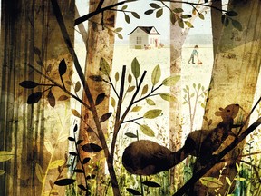 House Held Up By Trees, Illustrations by Jon Klassen/Courtesy of Candlewick