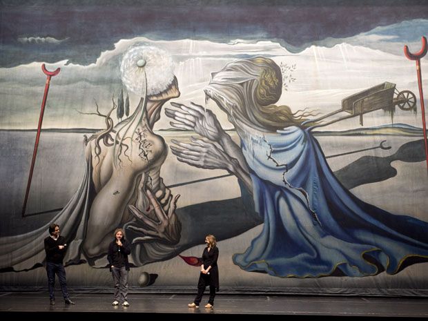 Giant Salvador Dali painting makes first appearance in 68 years as