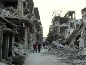 AP Photo/Homs City Union of The Syrian Revolution