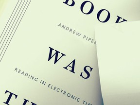 Book Was There, by Andrew Piper