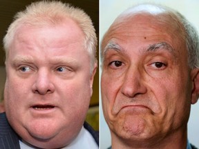 Toronto Mayor Rob Ford and citizen Paul Magder who just wants Toronto's leaders to “work together to build a nurturing city.” (Nathan Denette/The Canadian Press; Mark Blinch/Reuters)