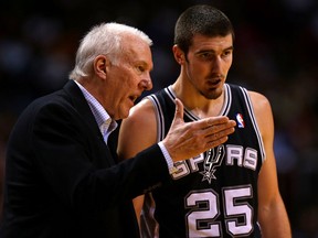 The Spurs played without Tim Duncan, Tony Parker, Manu Ginobili and Danny Green, all sent back to San Antonio by coach Gregg Popovich, who said the move was in his team’s best interest. Stern disagreed, calling the decision “unacceptable,” apologizing to fans and saying that sanctions against the Spurs will be forthcoming. (Mike Ehrmann/Getty Images)