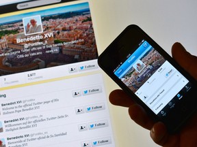 Reaching out: The Pope's Twitter account