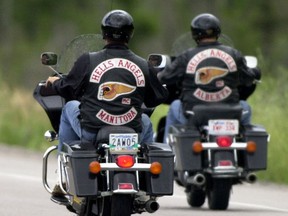 A ruling by the Immigration and Refugee Board says that Hells Angels membership is warrant enough for deportation. / Fred Greenslade / National Post News Archives