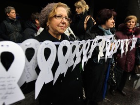 Quebec’s announcement comes on the national day of remembrance and action against violence against women, which stems from the slaughter of 14 women at the Universite de Montreal’s Ecole polytechnique engineering school on Dec. 6, 1989. This photo is from 2011. (John Mahoney / Postmedia News files)