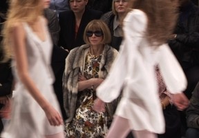 Wintour in her natural habit