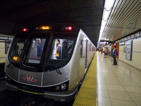A glitch with the doors on Toronto’s new Rocket subway trains that has caused delays on the Yonge-University-Spadina line will be fixed, says a representative of the manufacturer. (Aaron Lynett / National Post files)