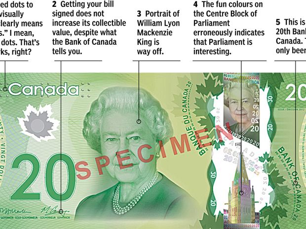 The Canadian $4 Bill: Awkward Notes - Americas and Oceania