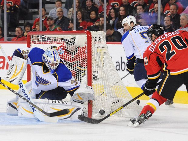 Will David Perron Score a Goal Against the Flames on October 22?