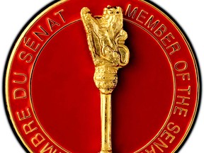 The lapel pin worn by Canadian Senators.
