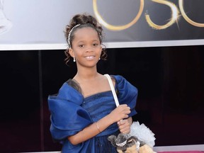 HOLLYWOOD, CA - FEBRUARY 24:  Actress Quvenzhane Wallis arrives at the Oscars at Hollywood & Highland Center on February 24, 2013 in Hollywood, California.  (Photo by Jason Merritt/Getty Images)
