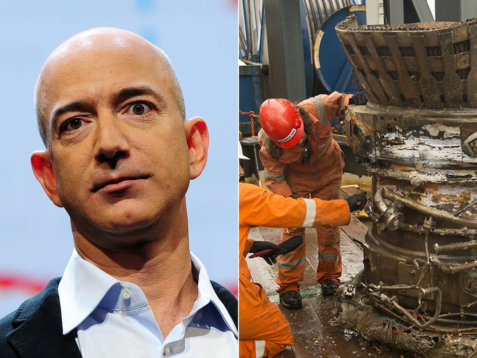 Jeff Bezos Discovers Apollo 11 Rocket Boosters | National Post