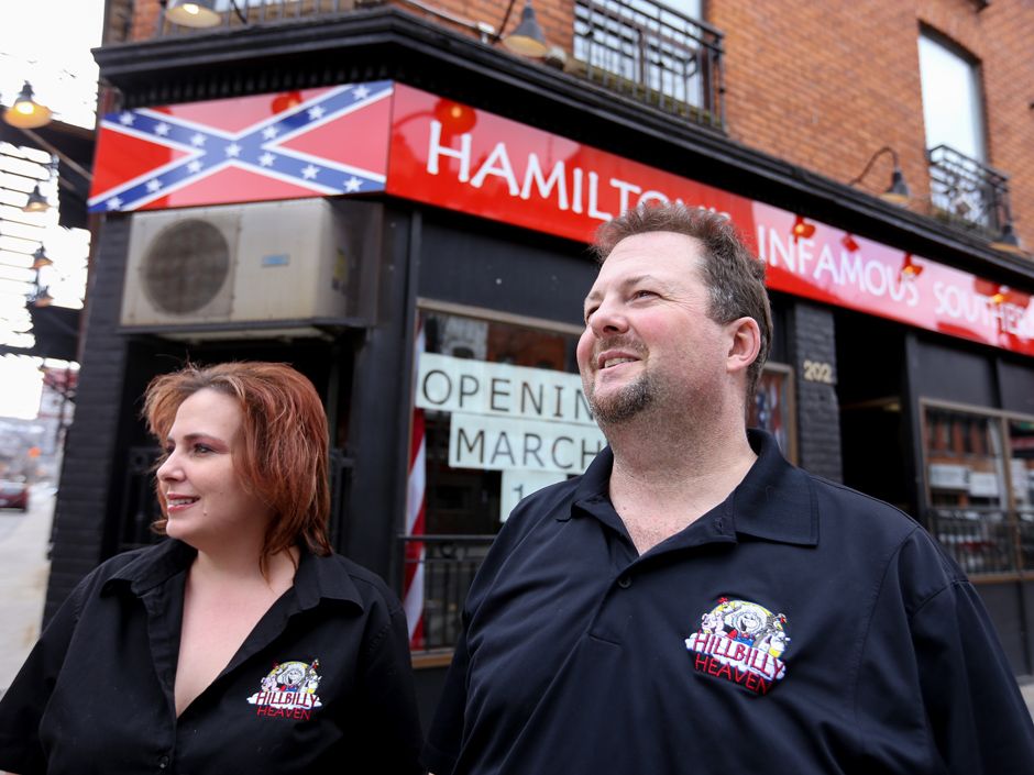 Owners of the Hamilton BBQ restaurant Hillbilly Heaven defend choice to