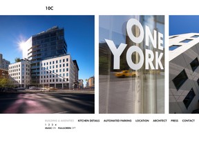 Screen grab from the One York website.