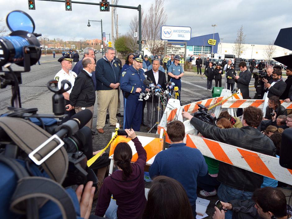 Red Sox and Bruins games postponed as manhunt for suspect in