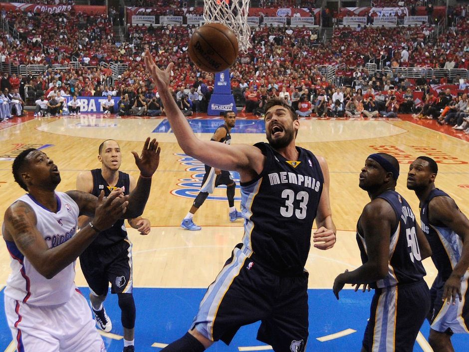 Mike Conley and Marc Gasol shared the most adorable hug after Grizzlies'  wild Game 4 win