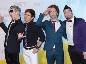 REGINA, SK: APRIL 21, 2013 -- Marianas Trench arrive on the Red Carpet at the 2013 Juno Awards at the Brandt Centre on Sunday, April 21, 2013, in Regina, Sk.  (Don Healy / Regina Leader-Post)