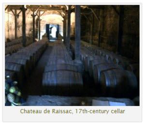 Chateau de Raissac. 17th-century cellar