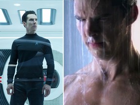 Benedict Cumberbatch shower scene cut from Star Trek; Alice Eve in  underwear left in