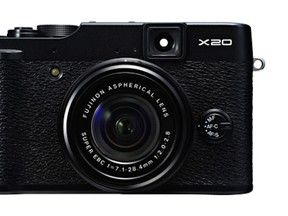 The Fuji X20 is small enough to fit in a fanny pack, a zoom lens and a low aperture of 2.0. Say cheese!