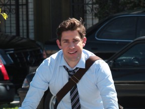 This undated publicity photo released by NBC shows John Krasinski as Jim Halpert in the "Finale" episode for "The Office," Season 9, on NBC. (AP Photo/NBC, Chris Haston)